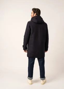 SAINT JAMES Cabans Et Manteaux*Manteau long en laine St Sydney Navy