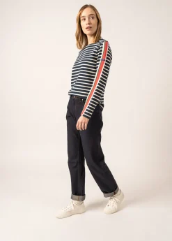 SAINT JAMES Marinières*Marinière classique Méridame Marine/ecru/doly