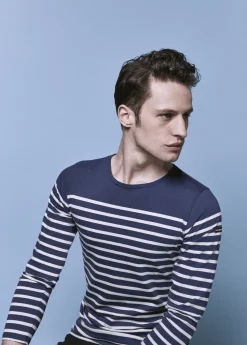 SAINT JAMES Marinières*Marinière en coton Le Phare Marine/ecru