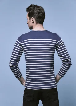 SAINT JAMES Marinières*Marinière en coton Le Phare Marine/ecru