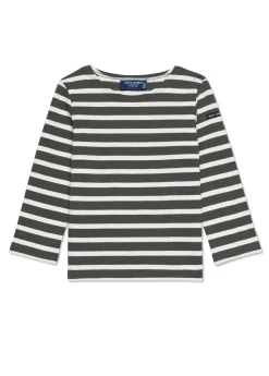 SAINT JAMES Marinières*Marinière enfant Méridien Vegetal/ecume