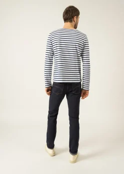 SAINT JAMES Marinières*Marinière iconique La Tour Eiffel Neige/marine