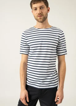 SAINT JAMES Marinières*Marinière manches courtes Levant Neige/marine