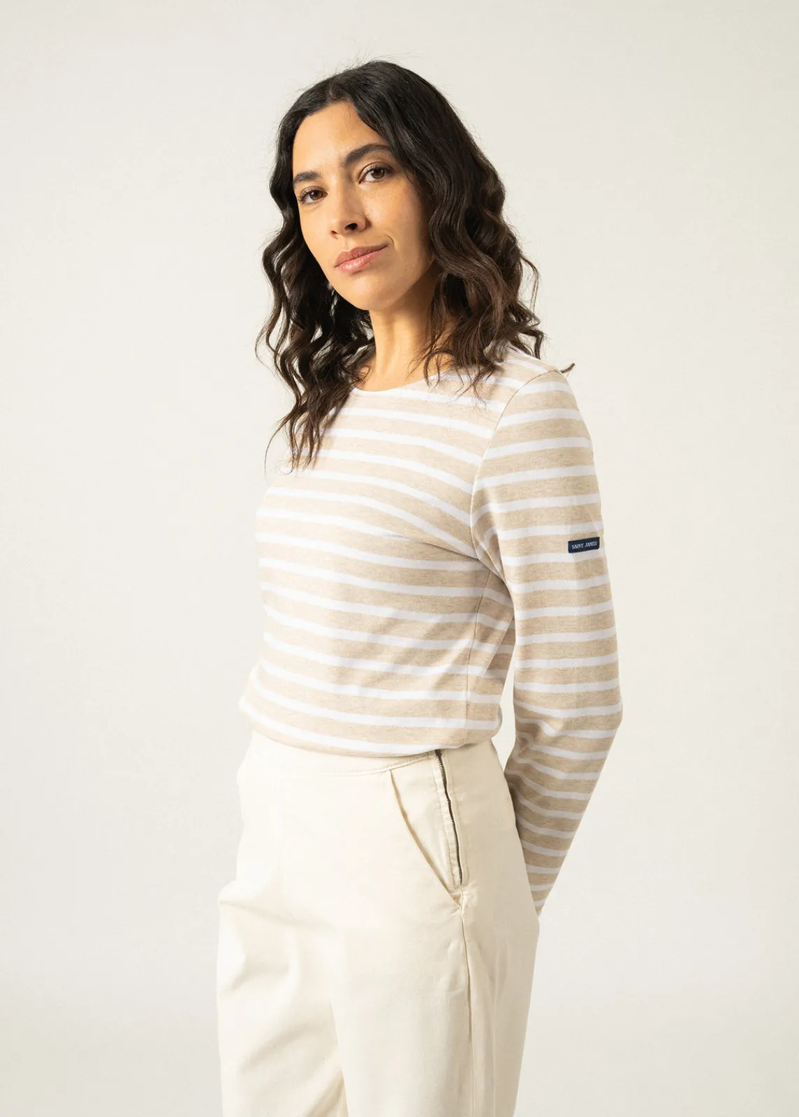 SAINT JAMES Marinières*Marinière Minquidame Naturel/neige