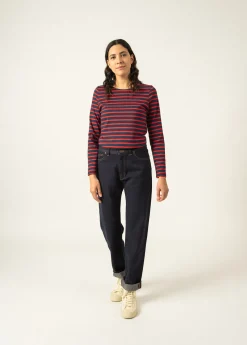 SAINT JAMES Marinières*Marinière Minquidame Marine/tulipe