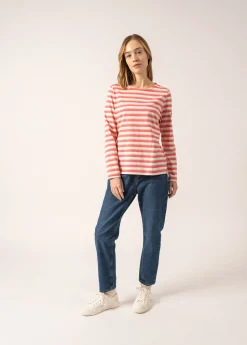 SAINT JAMES Marinières*Marinière Minquidame tricolore Doly/ecume/or