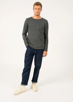 SAINT JAMES Marinières*Marinière mixte Meridien Vegetal/navy