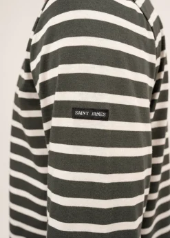 SAINT JAMES Marinières*Marinière mixte Minquiers Vegetal/ecume