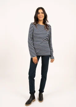 SAINT JAMES Marinières*Marinière mixte Minquiers Marine/ecru