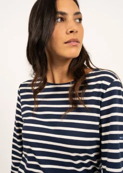 SAINT JAMES Marinières*Marinière mixte Minquiers Marine/ecru