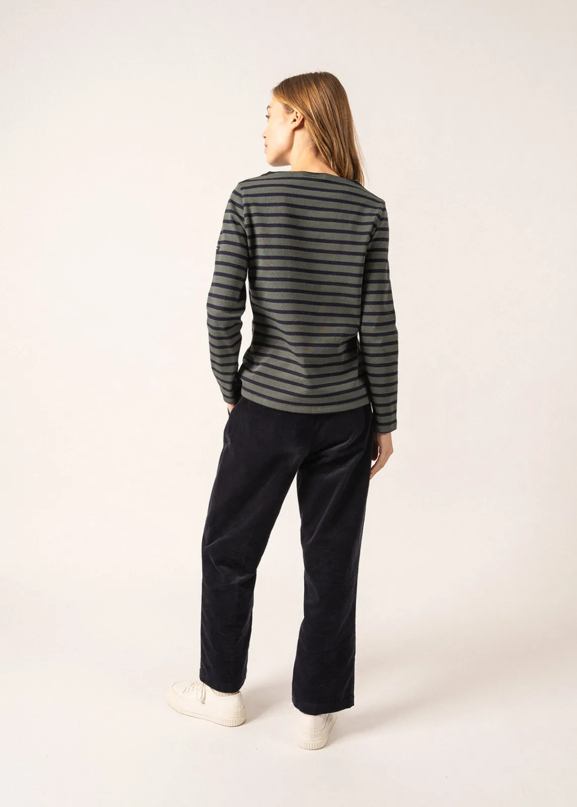 SAINT JAMES Marinières*Marinière Méridame Vegetal/navy