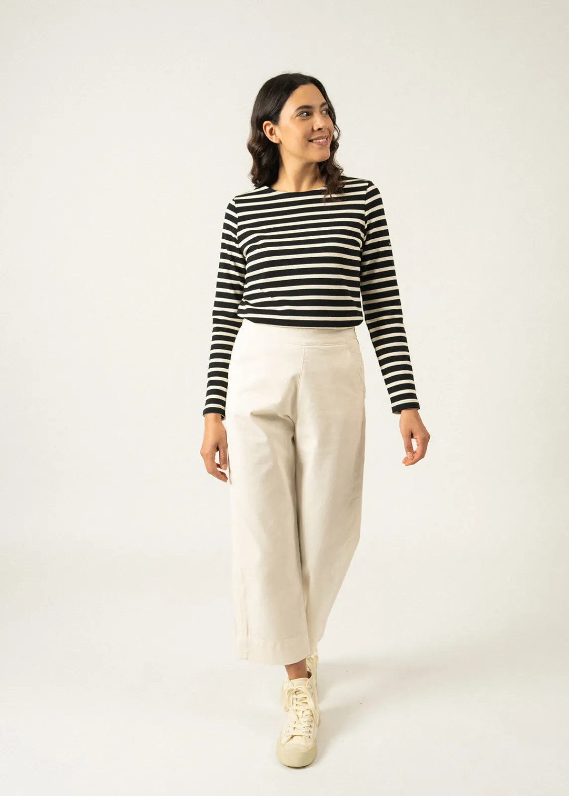 SAINT JAMES Marinières*Marinière Méridame Noir/ecru