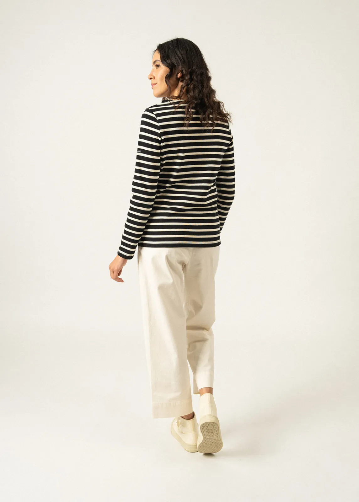 SAINT JAMES Marinières*Marinière Méridame Noir/ecru