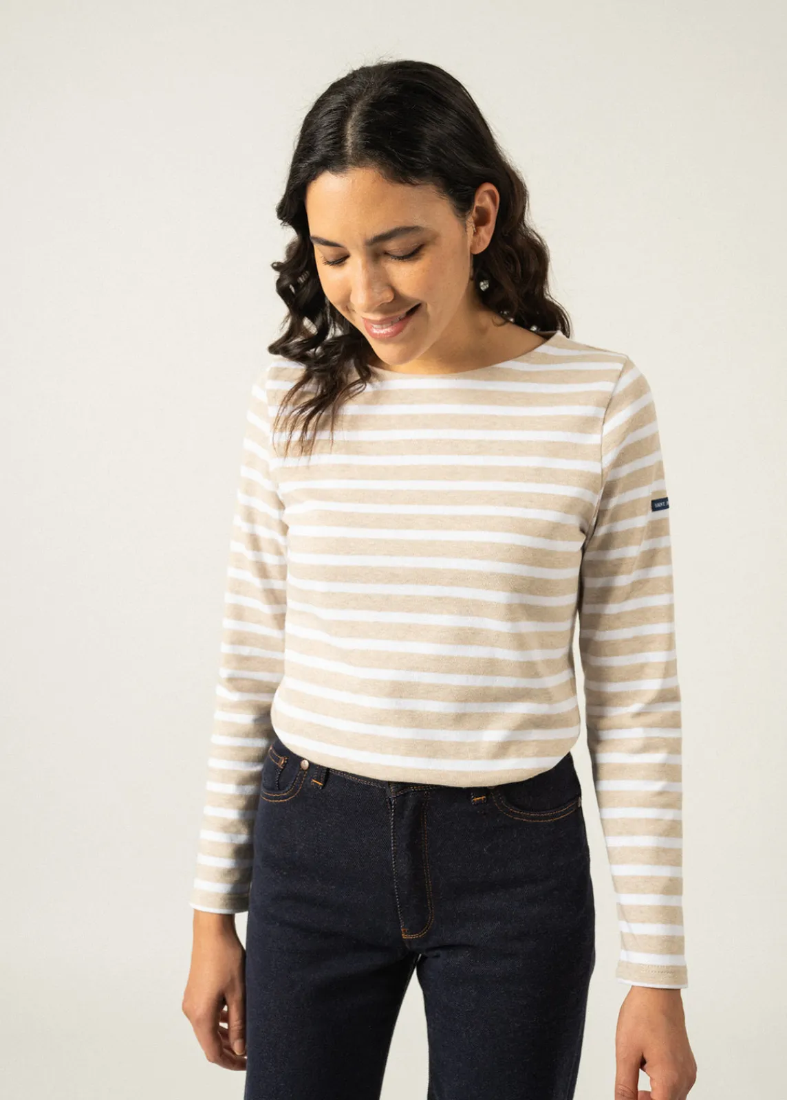 SAINT JAMES Marinières*Marinière Méridame Naturel/neige