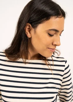 SAINT JAMES Marinières*Marinière Méridame Ecru/marine