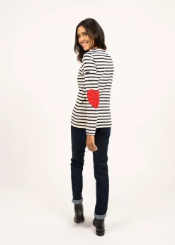 SAINT JAMES Marinières*Marinière Vaujany Ecru/marine