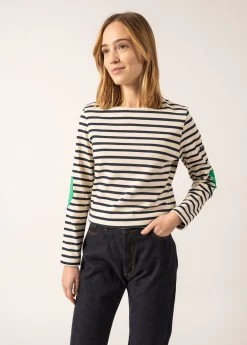 SAINT JAMES Marinières*Marinière Vaujany Ecru/marine/trefle