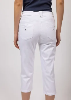 SAINT JAMES Pantalons & Shorts*Pantacourt Elodie Blanc