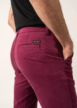 SAINT JAMES Pantalons & Shorts*Pantalon chino Voile Hiver Prune