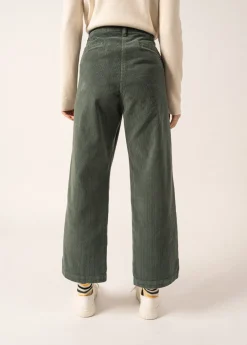 SAINT JAMES Pantalons & Shorts*Pantalon en velours Tess Vegetal