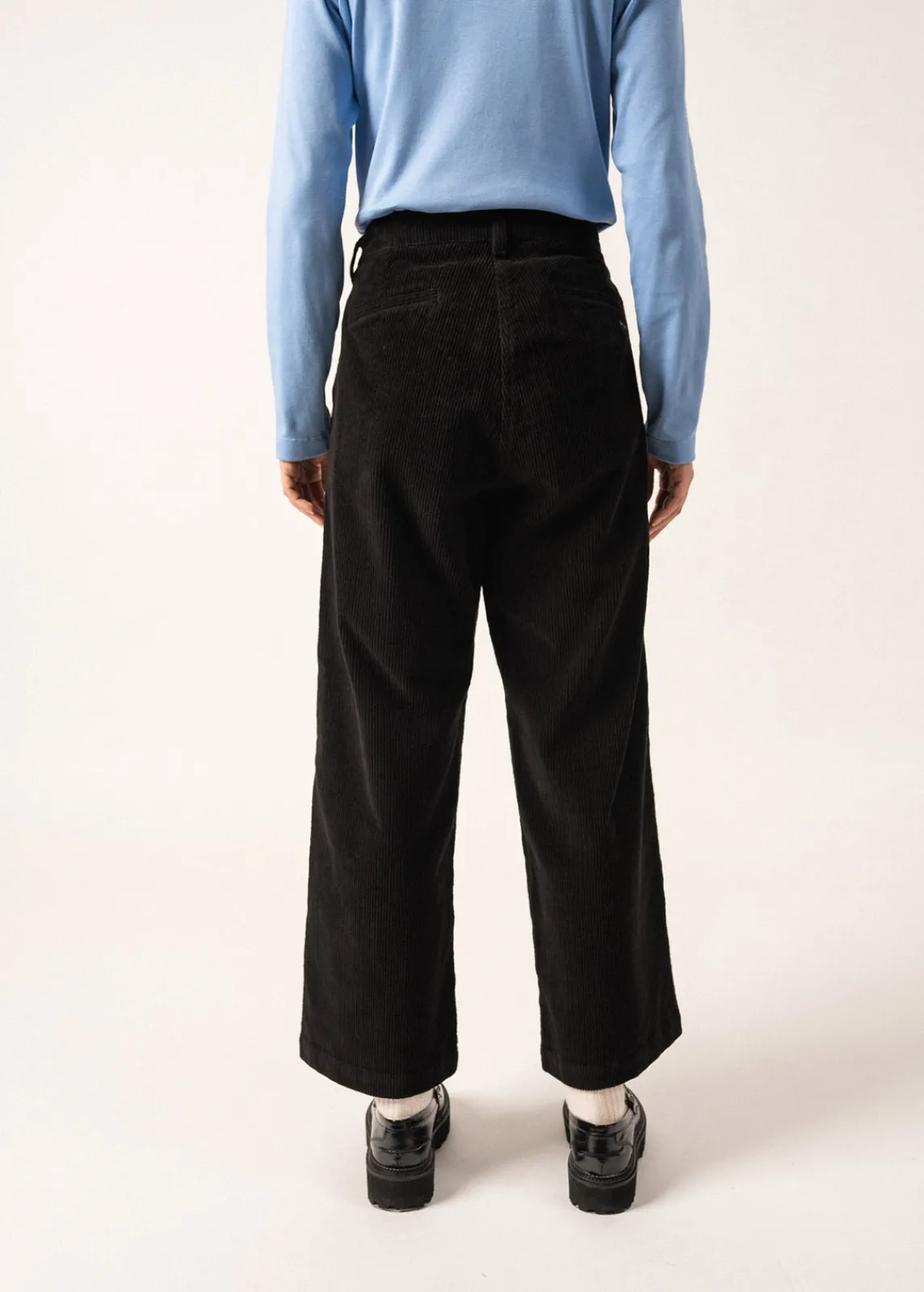 SAINT JAMES Pantalons & Shorts*Pantalon en velours Tess Noir