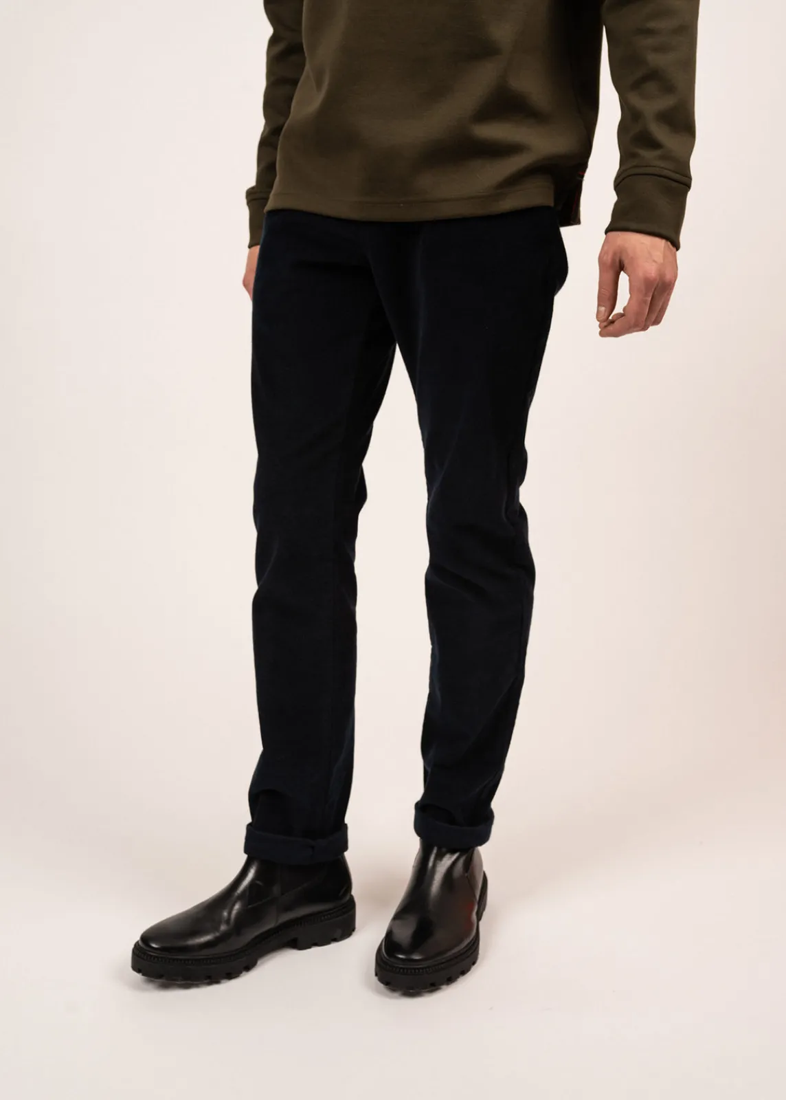 SAINT JAMES Pantalons & Shorts*Pantalon en velours Will Amiral