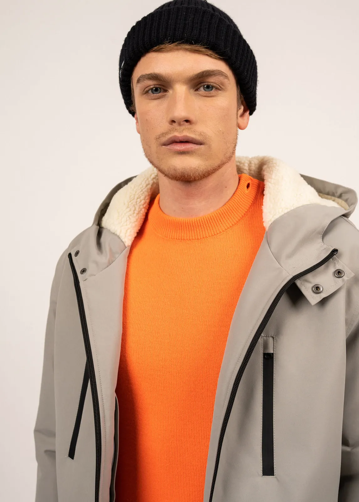 SAINT JAMES Cabans Et Manteaux*Parka imperméable St Gaetan Gris