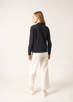 SAINT JAMES Polos & T-shirts*Polo en coton Soline Amiral/ecume