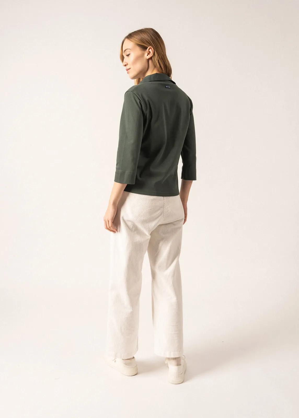 SAINT JAMES Polos & T-shirts*Polo manches 3/4 Oléron Vegetal