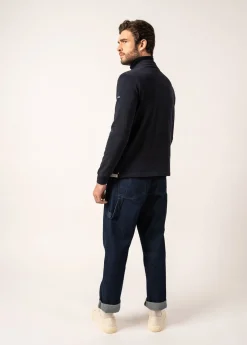 SAINT JAMES T-shirts & Polos*Polo rayé style rugby Pierrot Amiral/ecume