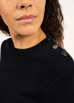 SAINT JAMES Pulls Marins*Pull Brégançon Bretagne Navy/multico