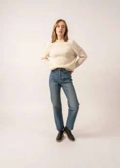 SAINT JAMES Pulls & Gilets*Pull col montant Cardiff Ecume