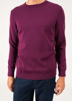 SAINT JAMES Pulls & Gilets*Pull col rond Cruiser Prune