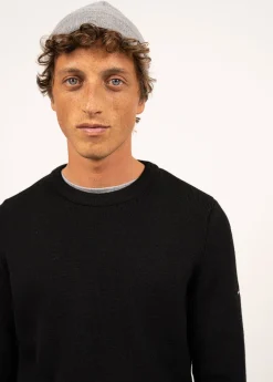 SAINT JAMES Pulls Marins*Pull col rond Locronan Noir