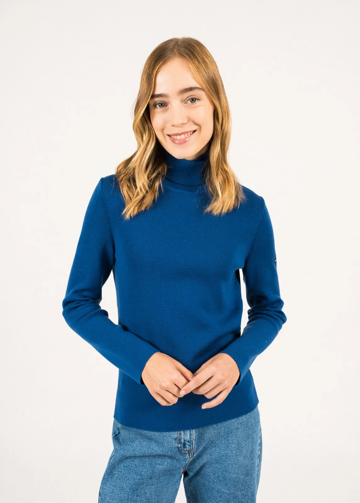 SAINT JAMES Pulls & Gilets*Pull col roulé Houat Gitane