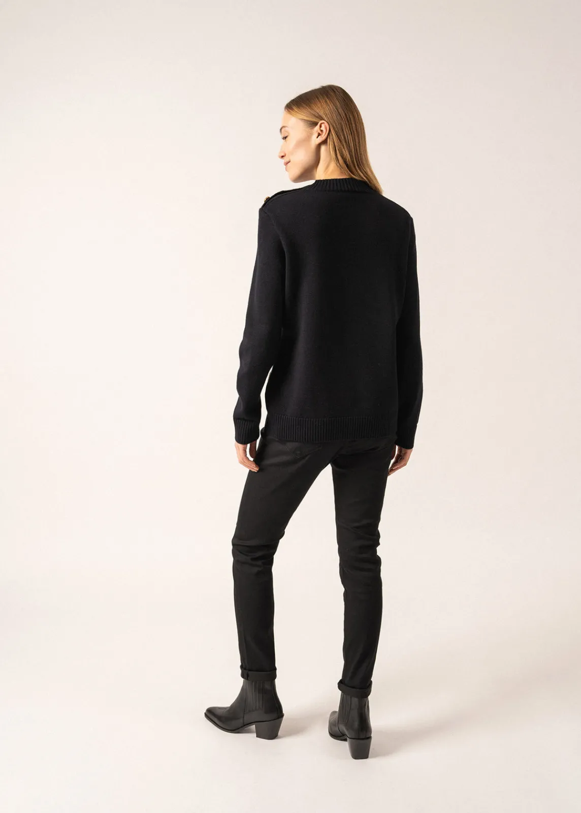 SAINT JAMES Pulls Marins*Pull esprit marin rayé Gala Navy/ecume