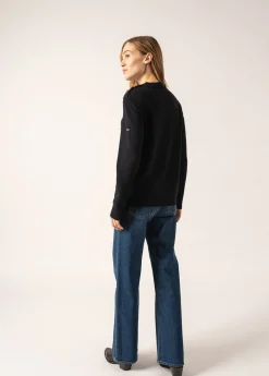 SAINT JAMES Pulls Marins*Pull esprit marin rayé Gala Navy/navy