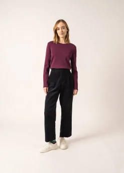 SAINT JAMES Pulls & Gilets*Pull fin Molène Prune