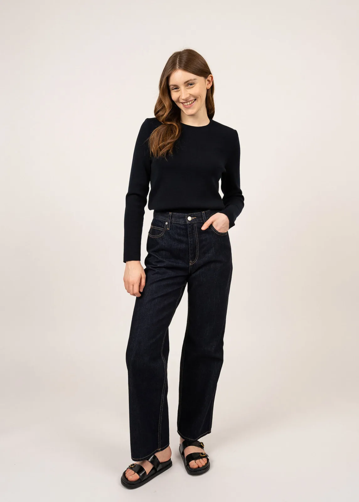 SAINT JAMES Pulls & Gilets*Pull fin Molène Navy