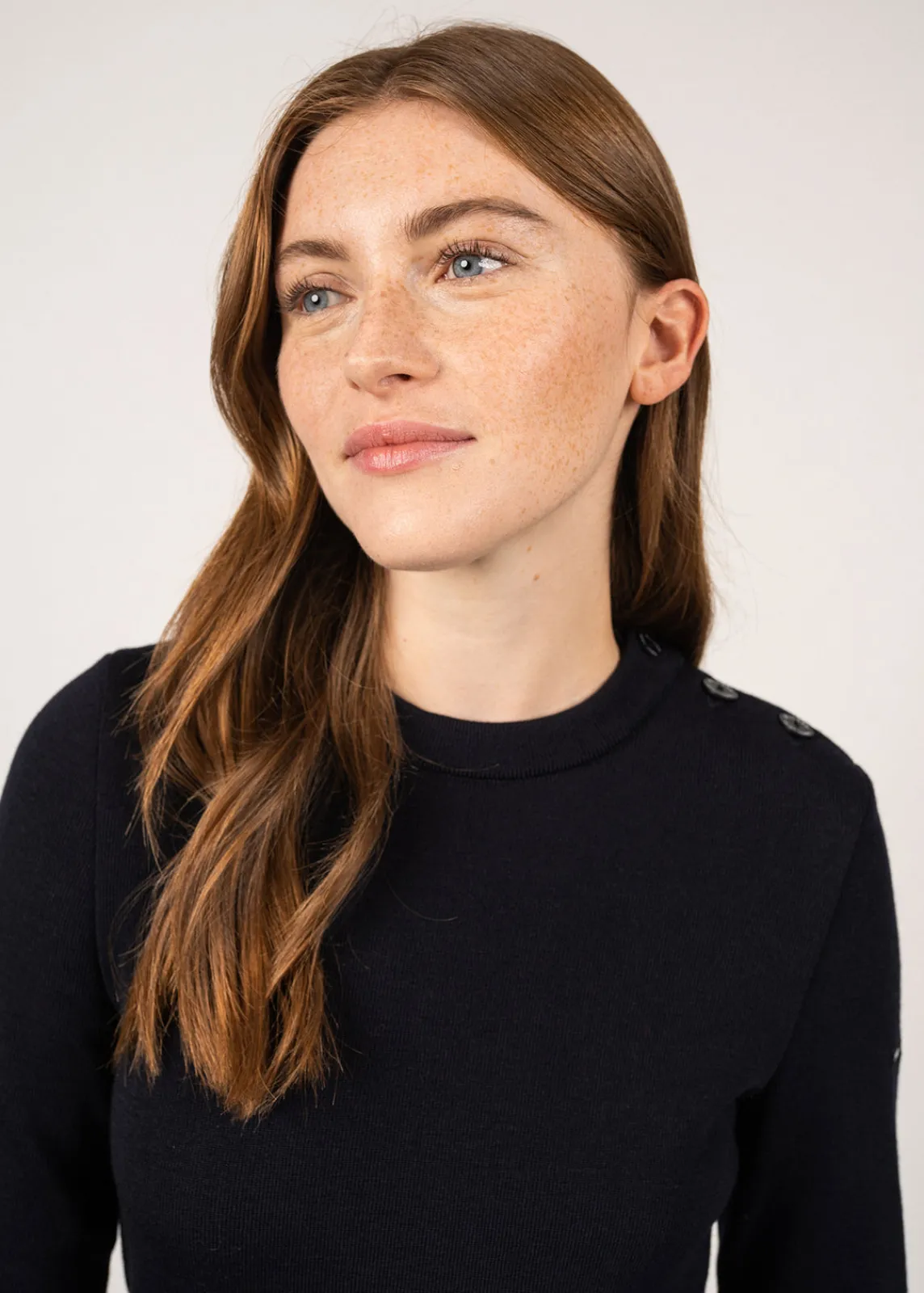 SAINT JAMES Pulls Marins*Pull marin Brégançon Navy