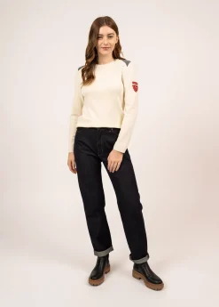 SAINT JAMES Pulls Marins*Pull marin Combe Arpin Ecume