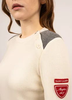 SAINT JAMES Pulls Marins*Pull marin Combe Arpin Ecume