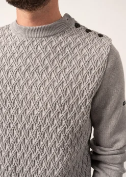 SAINT JAMES Pulls Marins*Pull marin en laine Moirans Perlechine