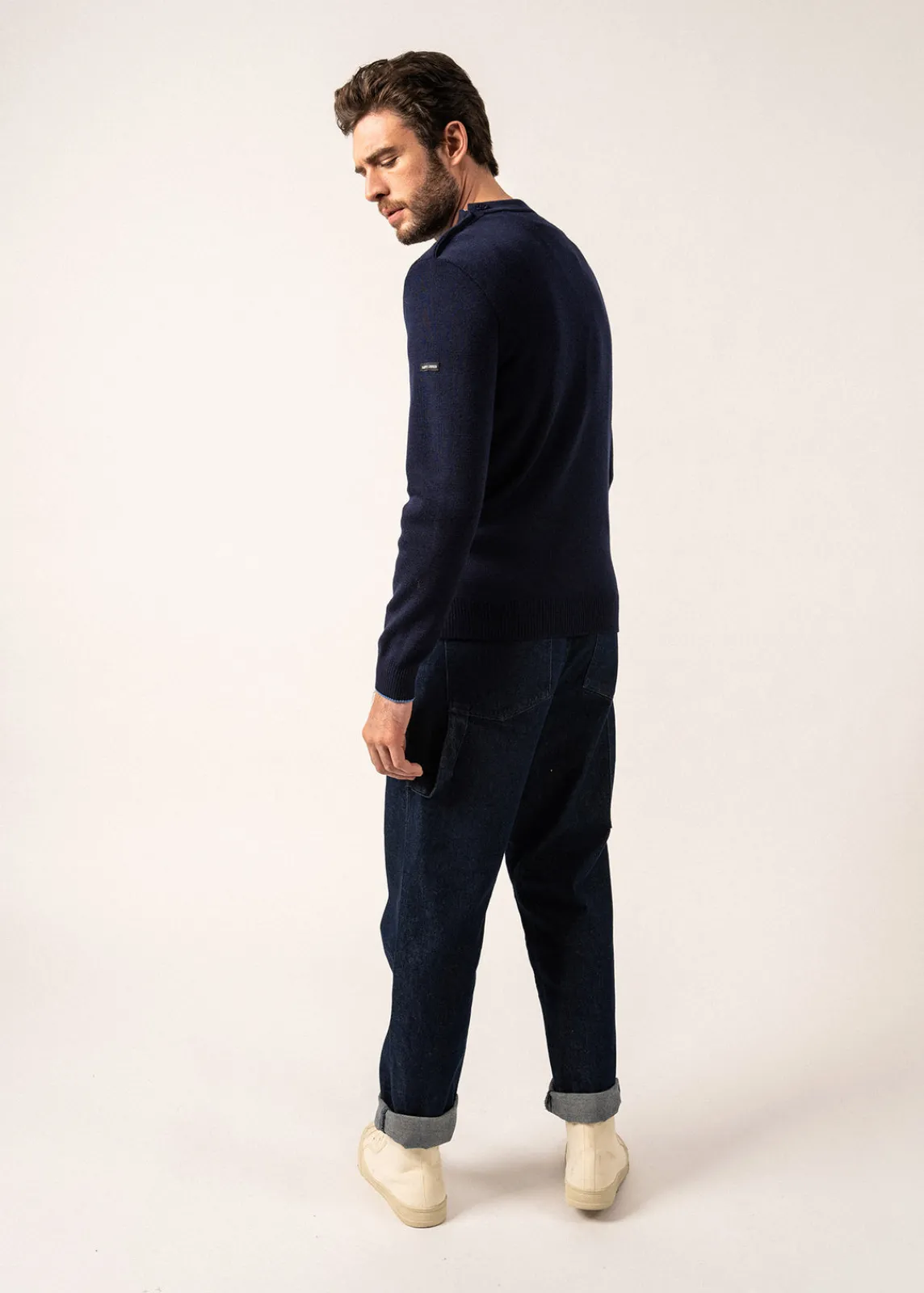 SAINT JAMES Pulls Marins*Pull marin en laine Rives Insigne/oxygene