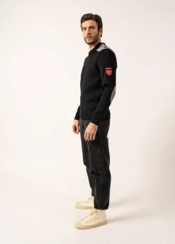 SAINT JAMES Pulls Marins*Pull marin Moraine Arpin Noir