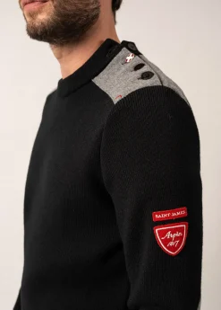 SAINT JAMES Pulls Marins*Pull marin Moraine Arpin Noir