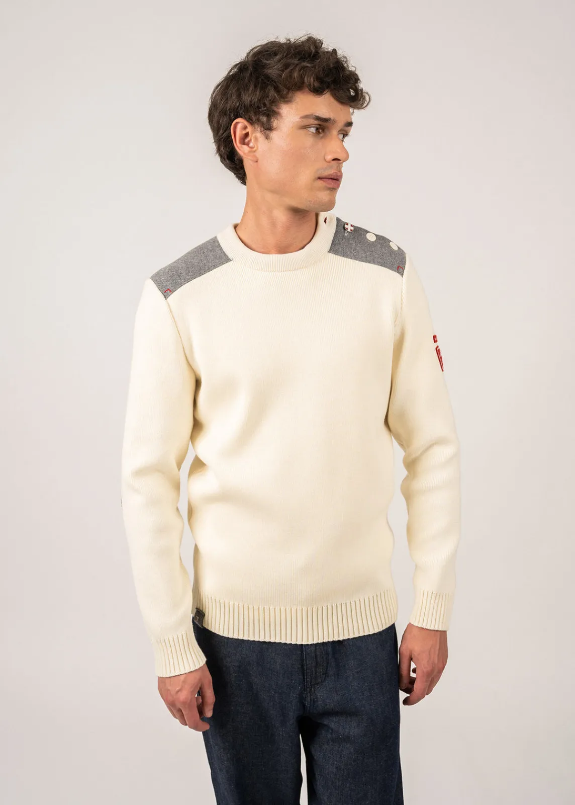 SAINT JAMES Pulls Marins*Pull marin Moraine Arpin Ecume