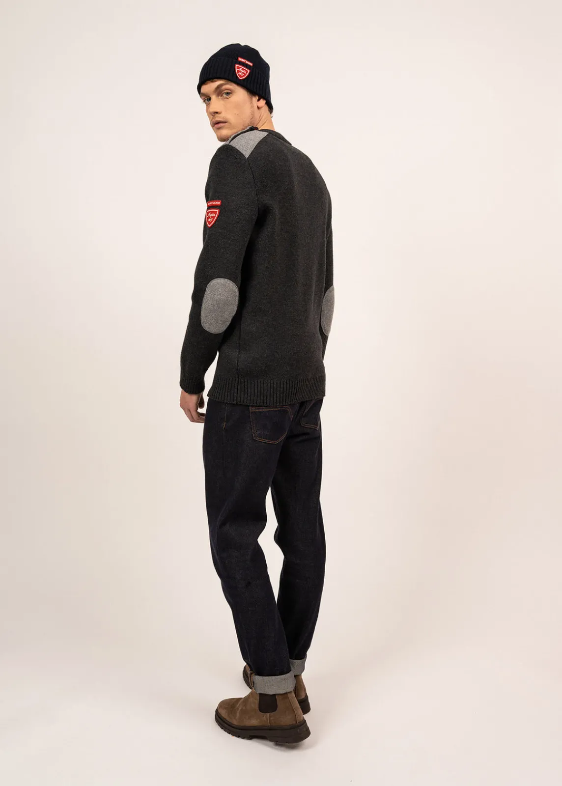 SAINT JAMES Pulls Marins*Pull marin Moraine Arpin Anthracite