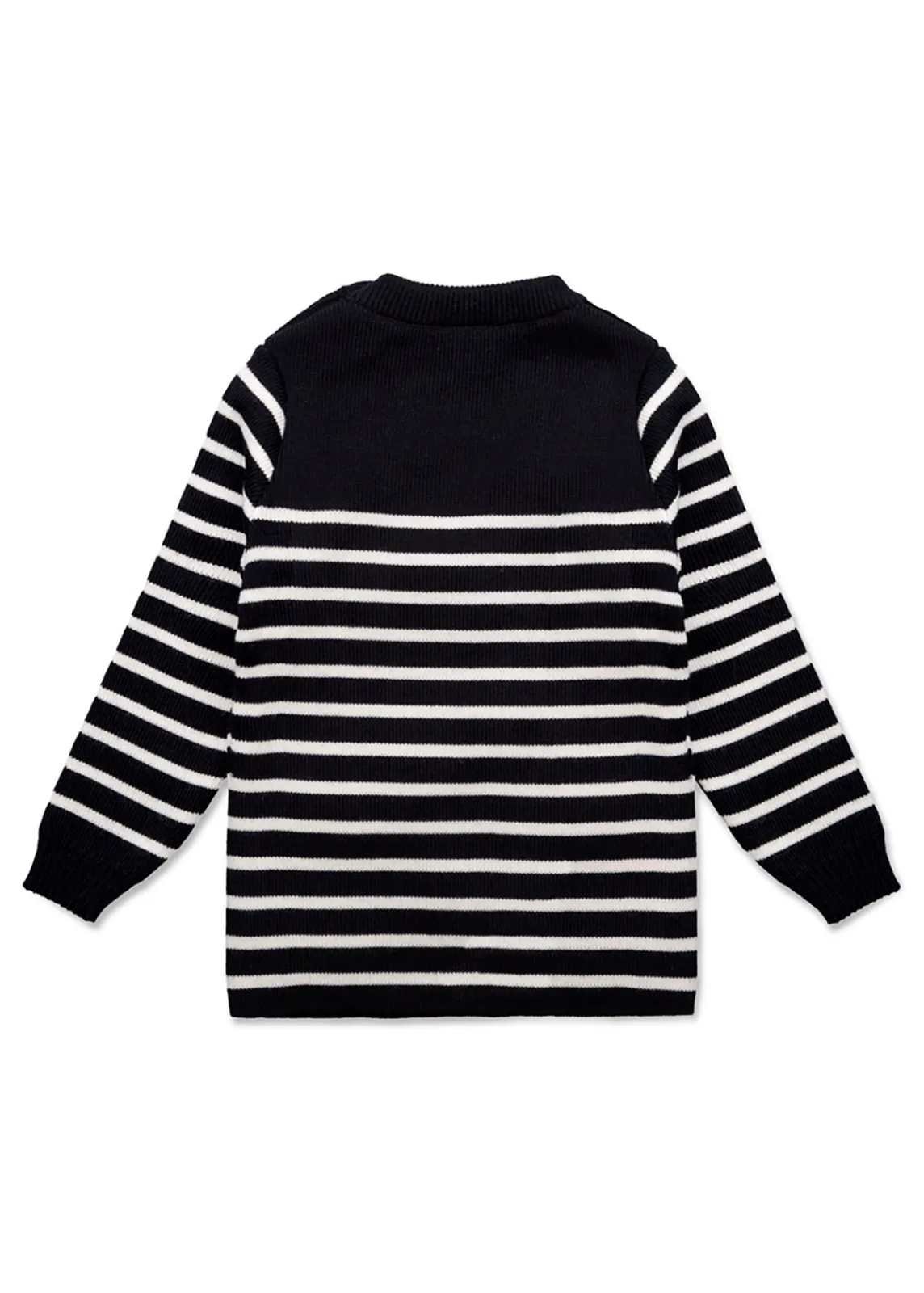 SAINT JAMES Layette*Pull marin rayé bébé Moussaillon Navy/ecume