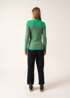 SAINT JAMES Pulls Marins*Pull marin rayé Marée Trefle/doly